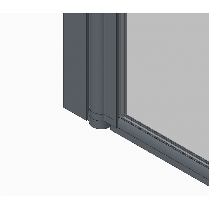 Шторки стеклянные на ванну Koer SR BS02-80x140-TR-01 прозрачное стекло 6мм, хром (KR5401)