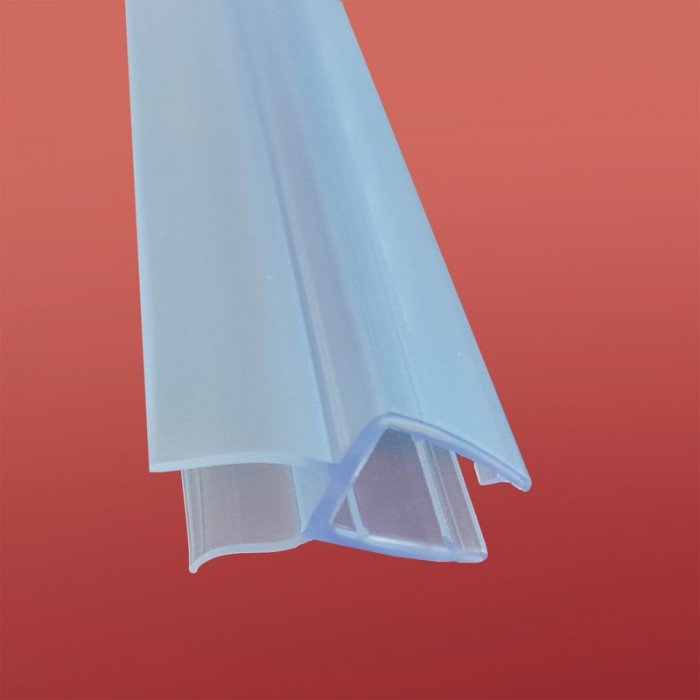 Шторки стеклянные на ванну Koer SR BS02-80x140-TR-01 прозрачное стекло 6мм, хром (KR5401)