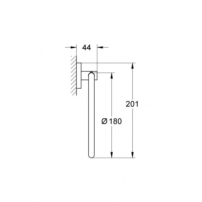 Кольцо для полотенца Grohe Essentials New (40365001) Кольцо для полотенца Grohe Essentials New (40365001)