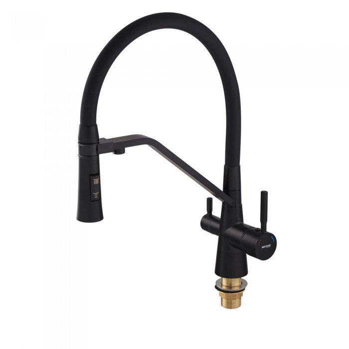 Смеситель для кухни Mixxus Premium Magnet 021 BLACK REFL.BLACK (MI6974) Смеситель для кухни Mixxus Premium Magnet 021 BLACK REFL.BLACK (MI6974)