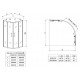 Душевая кабина без поддона Koer SR SC04-90x90x195-TR-01 прозрачное стекло Easy Clean 5мм, хром (KR5 Душевая кабина без поддона Koer SR SC04-90x90x195-TR-01 прозрачное стекло Easy Clean 5мм, хром (KR5