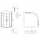 Душевая кабина без поддона Koer SR SC04-90x90x195-TR-01 прозрачное стекло Easy Clean 5мм, хром (KR5 Душевая кабина без поддона Koer SR SC04-90x90x195-TR-01 прозрачное стекло Easy Clean 5мм, хром (KR5