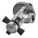 Кран для подключения сантехприборов Zerix VAL-09-1/2x1/2 из нерж.стали SUS304 (ZX5102) Кран для подключения сантехприборов Zerix VAL-09-1/2x1/2 из нерж.стали SUS304 (ZX5102)