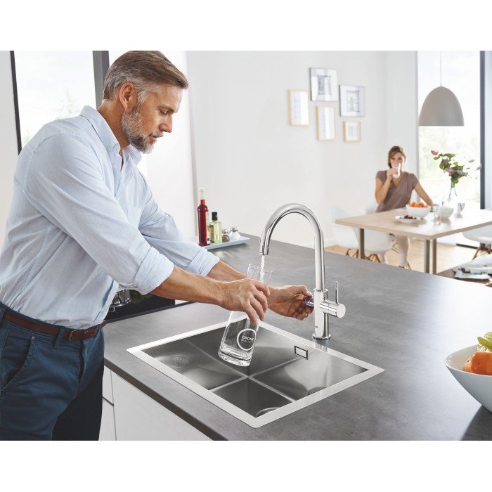 Система фильтров для питьевой воды со смесителем Grohe Blue Home Connected (31455001)
