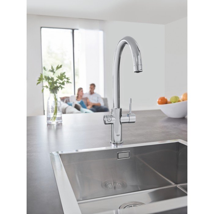 Система фильтров для питьевой воды со смесителем Grohe Blue Home Connected (31455001)