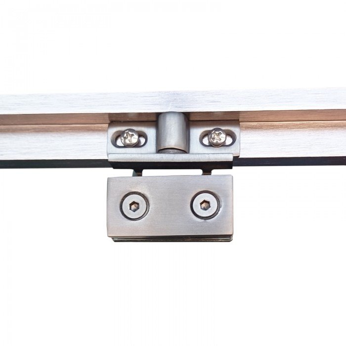 Душова кабіна без піддону Koer SR SC06-90x90x200-TR-07 прозоре скло Easy Clean 8мм, графіт (K