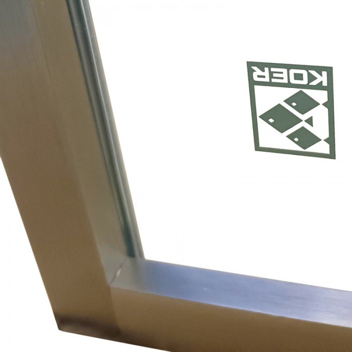 Душова кабіна без піддону Koer SR SC06-90x90x200-TR-07 прозоре скло Easy Clean 8мм, графіт (K