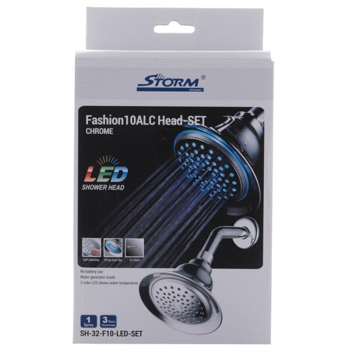 Верхняя лейка для душа Storm SH-32-F10-LED-SET (ST0020)