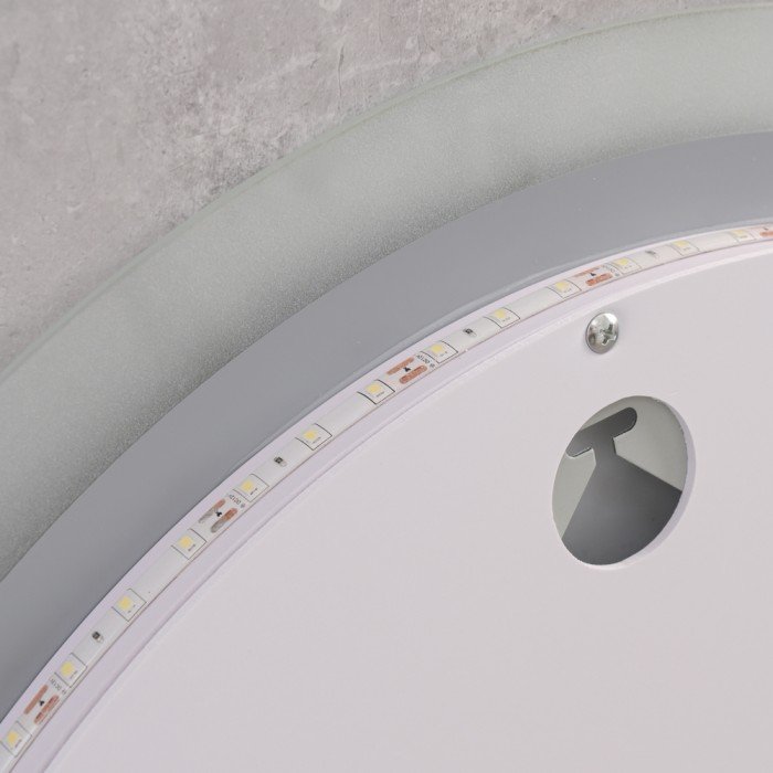Зеркало Mixxus PLAIN MC10-60 с Led Touch, Anti-fog, димером, регулятором яркости, часами (MI6013)