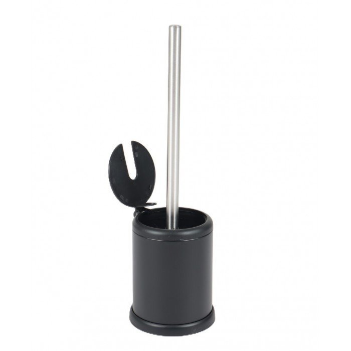 Єршик для унітазу підлоговий Mixxus Topper-TB0201 Black колір чорний (MI7095) Єршик для унітазу підлоговий Mixxus Topper-TB0201 Black колір чорний (MI7095)