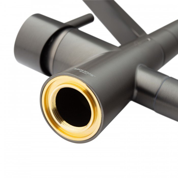 Смеситель для кухни Mixxus Premium Magnet 021 GRAPHITE REFL.BLACK (MI6975)