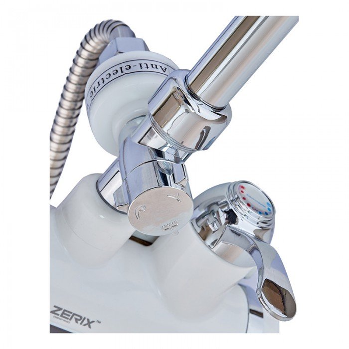 Проточный водонагреватель Zerix ELW08-EW (с индик. темп.) (ZX2788)