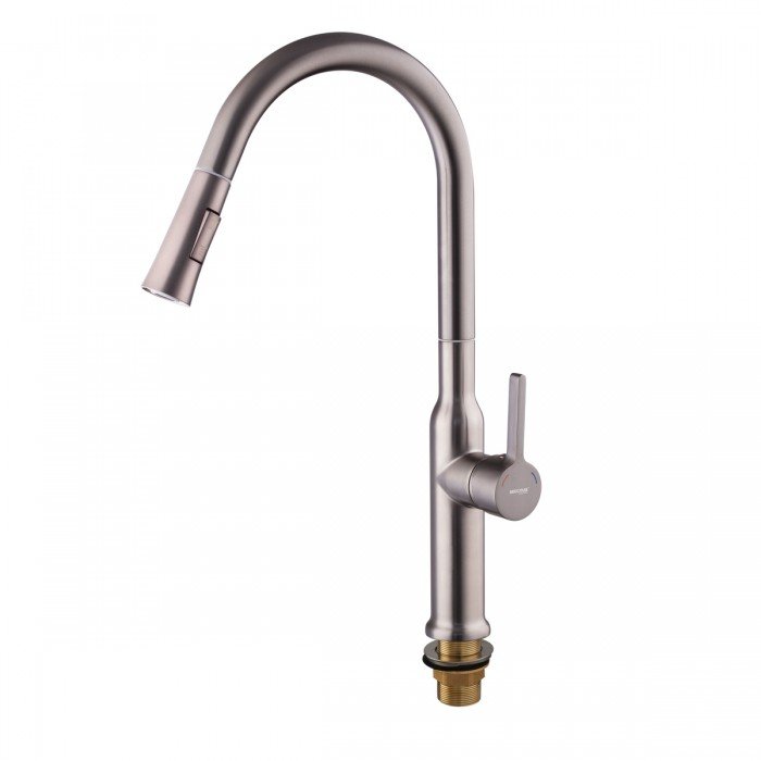 Смеситель для кухни с выдвижным изливом Mixxus Premium PULL 014 GRAPHITE (MI6959) Смеситель для кухни с выдвижным изливом Mixxus Premium PULL 014 GRAPHITE (MI6959)