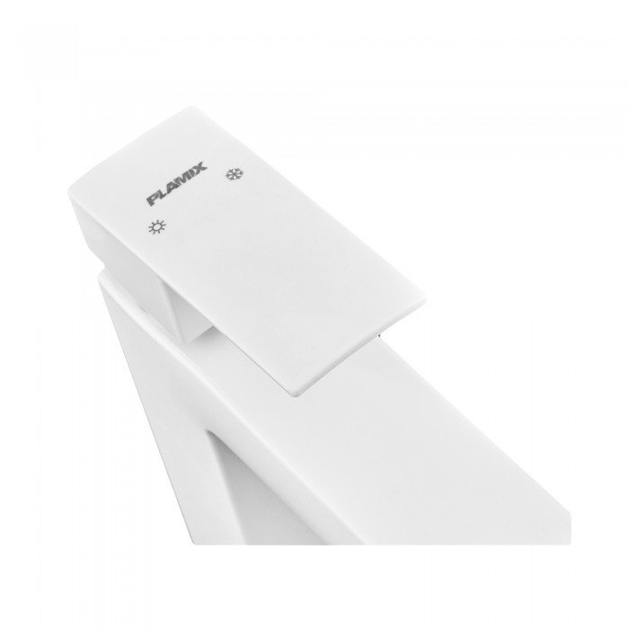 Смеситель для умывальника Plamix Kubus-001 HIGH SET White (с подводом) (PM0672) Смеситель для умывальника Plamix Kubus-001 HIGH SET White (с подводом) (PM0672)