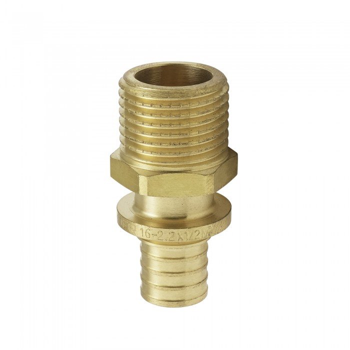 Перехідник з ЗР Koer KA.A06M-16 - 16(2.2mm) x 1/2"M (KR4849) Перехідник з ЗР Koer KA.A06M-16 - 16(2.2mm) x 1/2"M (KR4849)