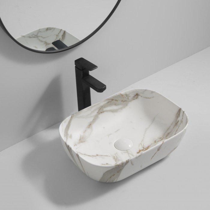 Раковина накладная MIXXUS PREMIUM DIVERSE-0114 MARBLE 455х325х135mm (MP6545) Раковина накладная MIXXUS PREMIUM DIVERSE-0114 MARBLE 455х325х135mm (MP6545)