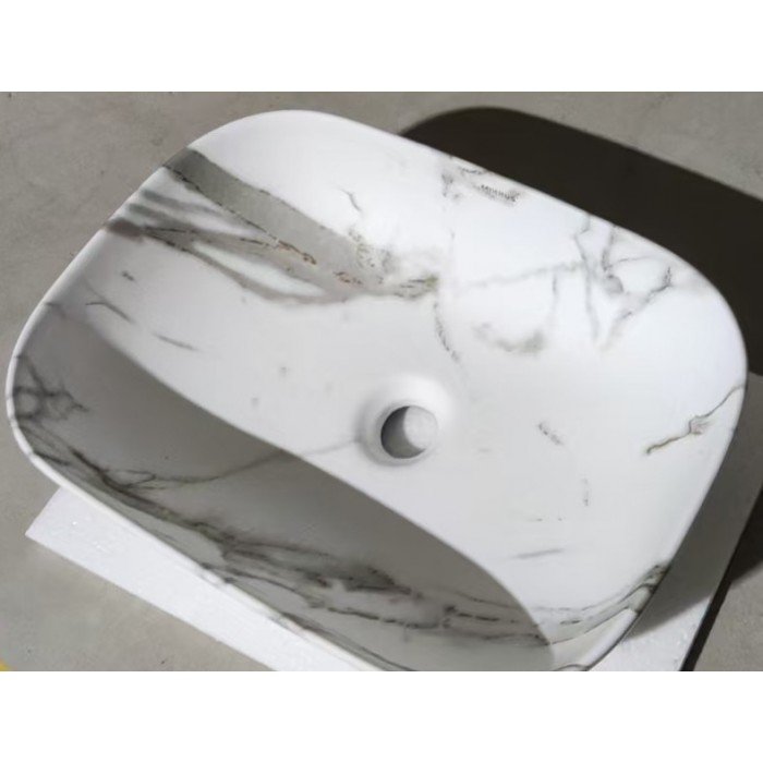 Раковина накладная MIXXUS PREMIUM DIVERSE-0114 MARBLE 455х325х135mm (MP6545) Раковина накладная MIXXUS PREMIUM DIVERSE-0114 MARBLE 455х325х135mm (MP6545)