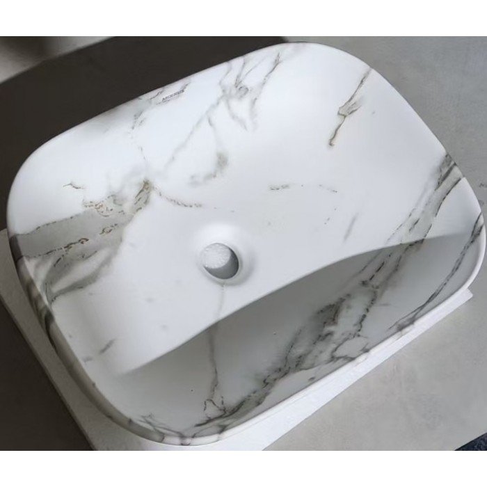 Раковина накладная MIXXUS PREMIUM DIVERSE-0114 MARBLE 455х325х135mm (MP6545) Раковина накладная MIXXUS PREMIUM DIVERSE-0114 MARBLE 455х325х135mm (MP6545)