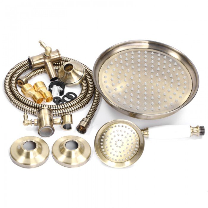 Душова колона зі змішувачем Бронзова Mixxus Premium Vintage 009-J (MI2865) Душова колона зі змішувачем Бронзова Mixxus Premium Vintage 009-J (MI2865)