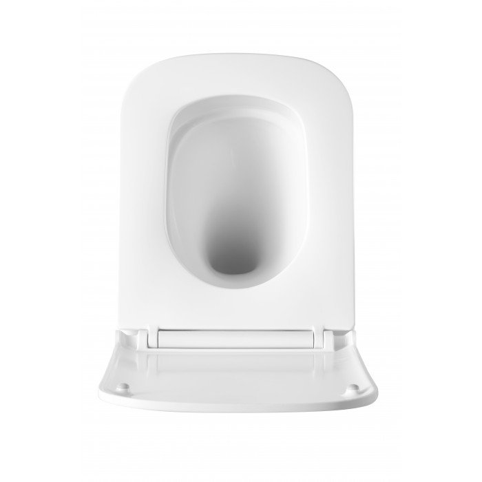 Унітаз підвісний Mixxus Premium Quadro-0301-T3 490x340x360mm, система змиву TORNADO 3.0 (MP6453)