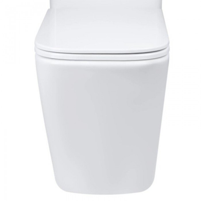 Чаша унітазу-компакту Mixxus Premium Quadro-0401-T1 Bowl 610х365х825 Tornado 1.0 без сидіння (MI8343)