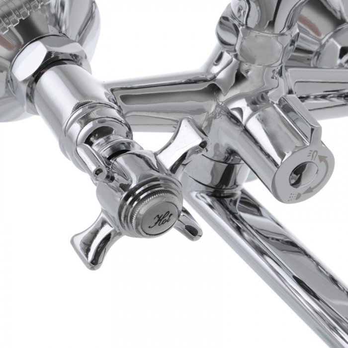 Смеситель для ванны Cron Zeus 140 (CR0852) Смеситель для ванны Cron Zeus 140 (CR0852)