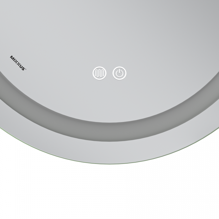 Зеркало Mixxus Premium ELLIPSE MV05-80x60-Reverse с Led Touch, Anti-fog, димером (3-6,5kK) (MP6642)