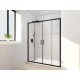 Дверь в нишу Mixxus Premium DIVERSE SD01-160x185-TR Black прозрачное стекло 5мм (MI6879) Дверь в нишу Mixxus Premium DIVERSE SD01-160x185-TR Black прозрачное стекло 5мм (MI6879)