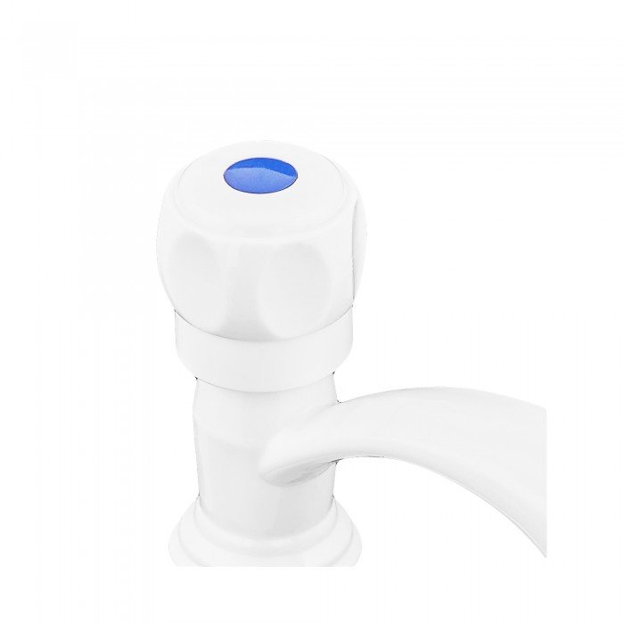 Кран для холодной воды Plamix Mono-001-B White (PM0676)