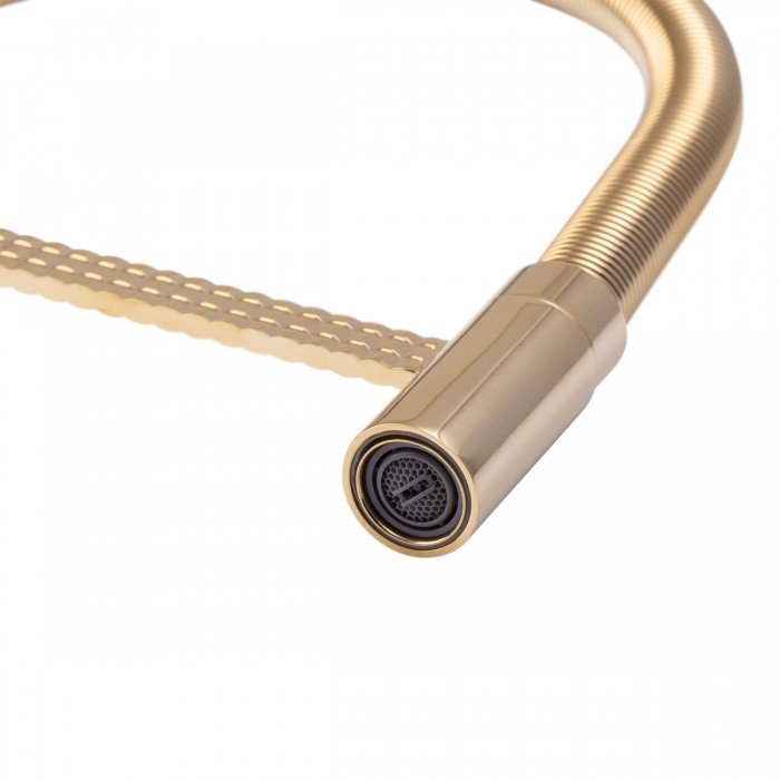 Змішувач для кухні Mixxus Premium Spark 017 GOLD (MI6972) Змішувач для кухні Mixxus Premium Spark 017 GOLD (MI6972)