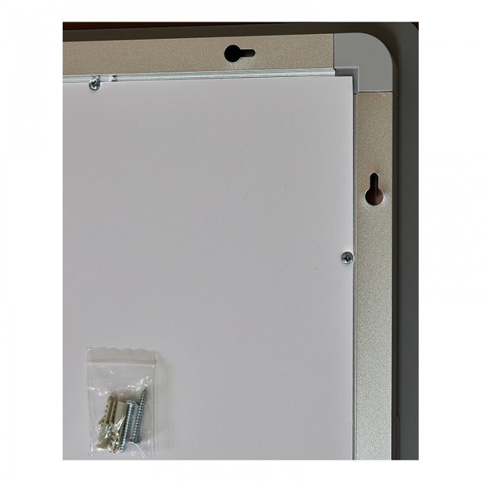 Зеркало Mixxus STRONG MR05-100x60 с Led Touch, Anti-fog, димером, регулятором яркости, часами (MI60