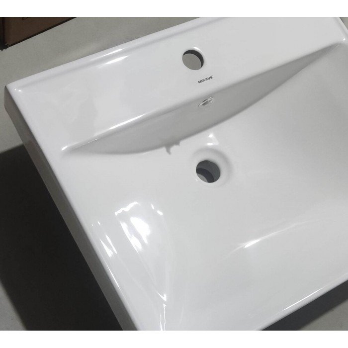 Раковина мебельная MIXXUS PREMIUM STYLE-1501 600х480х190mm с отверстием под смеситель и переливом ( Раковина мебельная MIXXUS PREMIUM STYLE-1501 600х480х190mm с отверстием под смеситель и переливом (