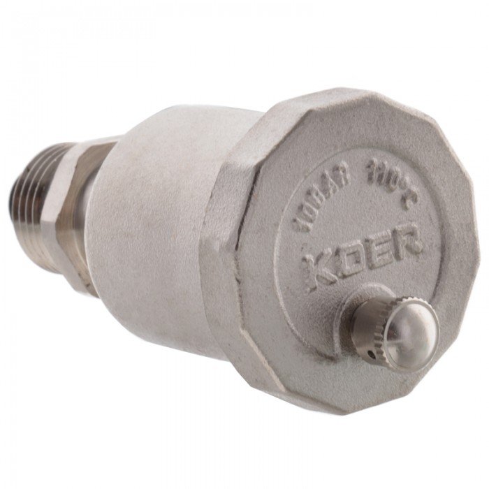 Воздухоотводчик автоматический прямой 1/2" Koer KR.1256 (KR2686) Воздухоотводчик автоматический прямой 1/2" Koer KR.1256 (KR2686)