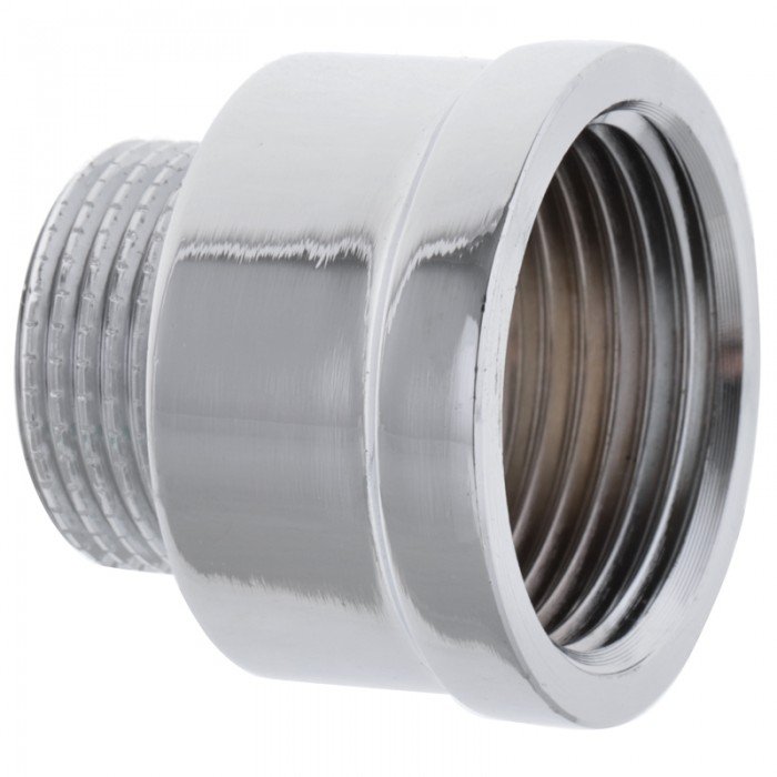 Перехідник (коннектор) 3/4 "х1" (хром) Koer KF.A0810.CHR (KF0136)