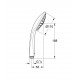 Ручной душ, 3 режима струи Grohe Euphoria (27221001) Ручной душ, 3 режима струи Grohe Euphoria (27221001)
