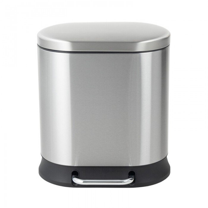 Відро для сміття з плавним закриттям овальне Mixxus Premium Strong-TC0120 SS Color 20л колір нержавій Відро для сміття з плавним закриттям овальне Mixxus Premium Strong-TC0120 SS Color 20л колір нержавій