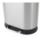 Відро для сміття з плавним закриттям овальне Mixxus Premium Strong-TC0120 SS Color 20л колір нержавій Відро для сміття з плавним закриттям овальне Mixxus Premium Strong-TC0120 SS Color 20л колір нержавій
