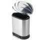 Відро для сміття з плавним закриттям овальне Mixxus Premium Strong-TC0120 SS Color 20л колір нержавій Відро для сміття з плавним закриттям овальне Mixxus Premium Strong-TC0120 SS Color 20л колір нержавій