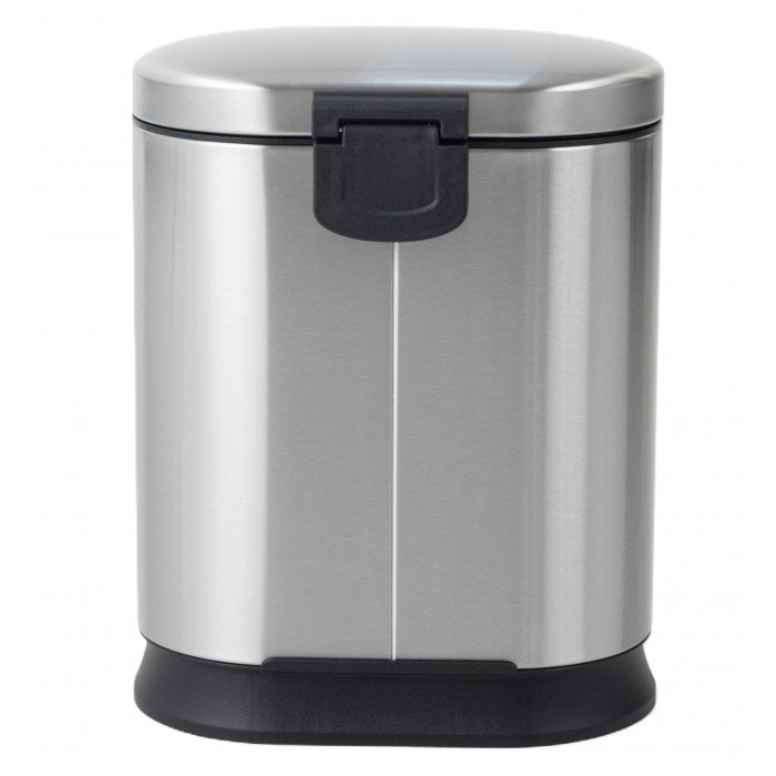 Відро для сміття з плавним закриттям овальне Mixxus Premium Strong-TC0120 SS Color 20л колір нержавій Відро для сміття з плавним закриттям овальне Mixxus Premium Strong-TC0120 SS Color 20л колір нержавій