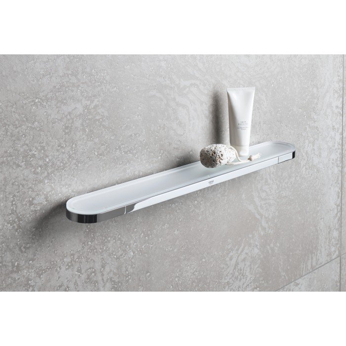Стеклянная полка в ванную Grohe Selection (41057000) Стеклянная полка в ванную Grohe Selection (41057000)
