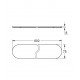 Стеклянная полка в ванную Grohe Selection (41057000) Стеклянная полка в ванную Grohe Selection (41057000)