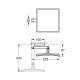Косметическое зеркало Grohe Selection Cube (40808000) Косметическое зеркало Grohe Selection Cube (40808000)