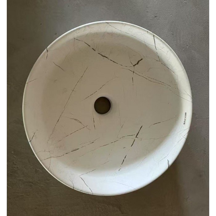 Раковина накладная Mixxus Premium WAVE-0102 MARBLE 370х370х130mm (MP6528) Раковина накладная Mixxus Premium WAVE-0102 MARBLE 370х370х130mm (MP6528)