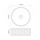 Раковина накладная Mixxus Premium WAVE-0102 MARBLE 370х370х130mm (MP6528) Раковина накладная Mixxus Premium WAVE-0102 MARBLE 370х370х130mm (MP6528)