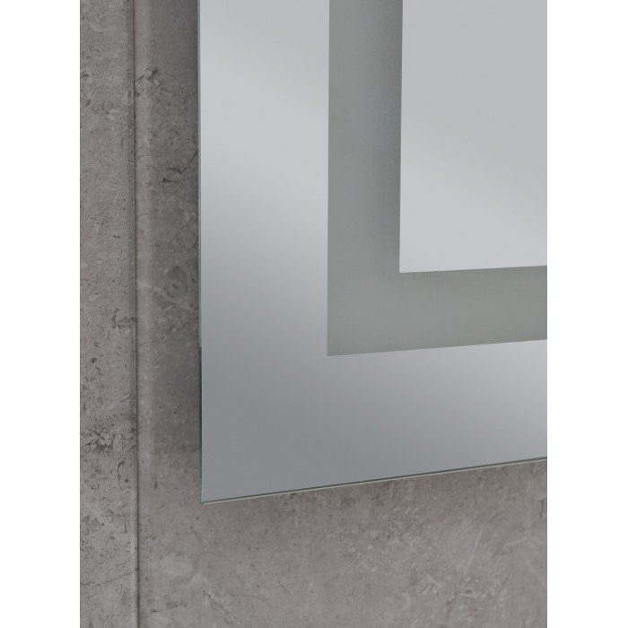 Зеркало Mixxus HARD MR06-50x80 с Led Touch, Anti-fog, димером, регулятором яркости, часами (MI6011)