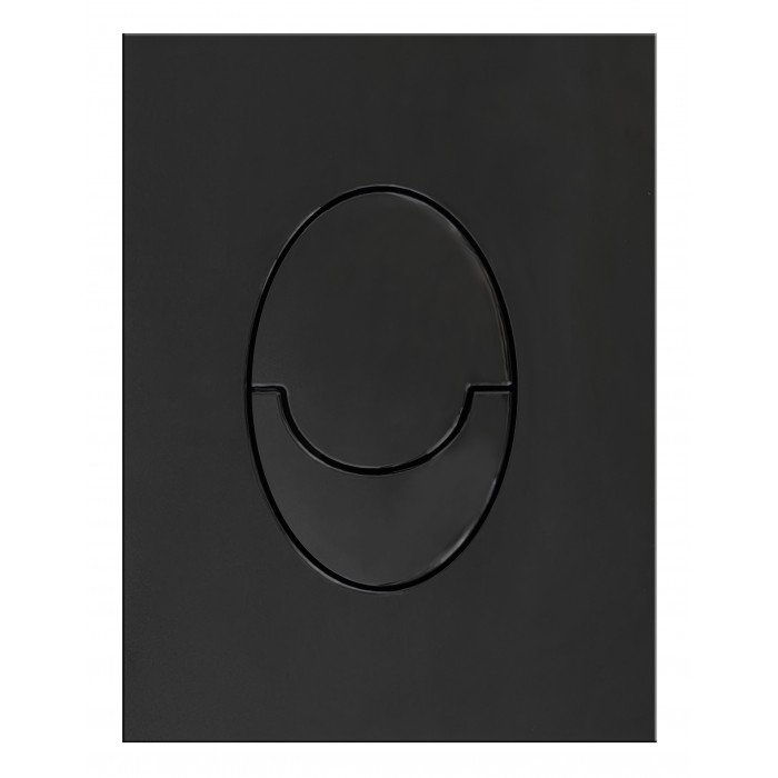 Панель смыва пластиковая Koer KT-0606-05 157x198x3mm, закругленная кнопка (KR5343)