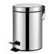 Мусорное ведро круглое Zerix Solo-TC0105 SS Color 5 л цвет нержавейка (ZX5897)