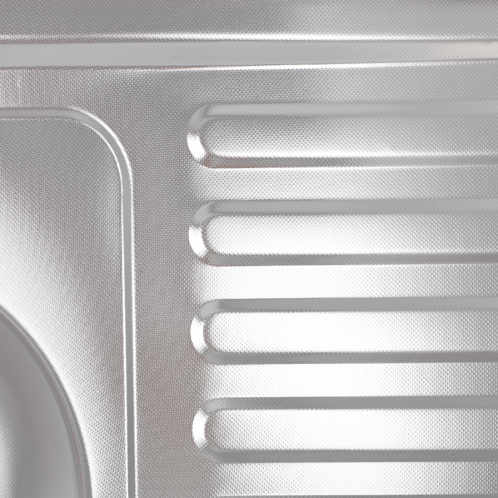 Мойка кухонная Zerix Z8060L-06-160MD (micro decor) (ZS0603)