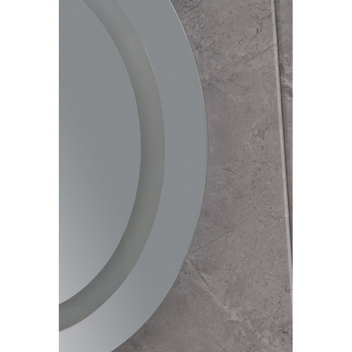 Зеркало Mixxus PLAIN MC02-80-CASE с Led Touch, Anti-fog, димером, регулятором яркости, часами (MI71