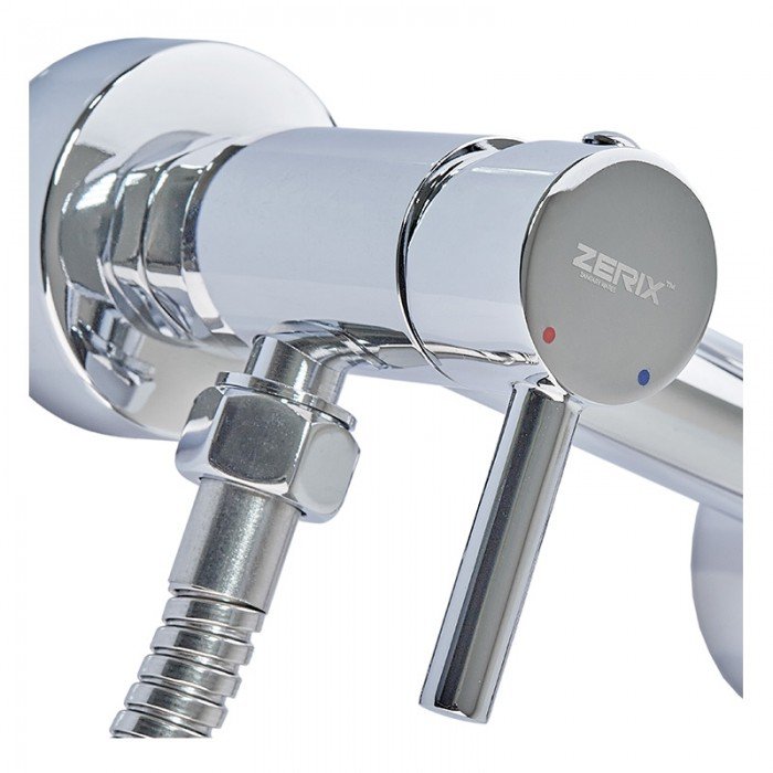Смеситель настенный с гигиеническим душем Zerix LR5398-6 (ZX4736)